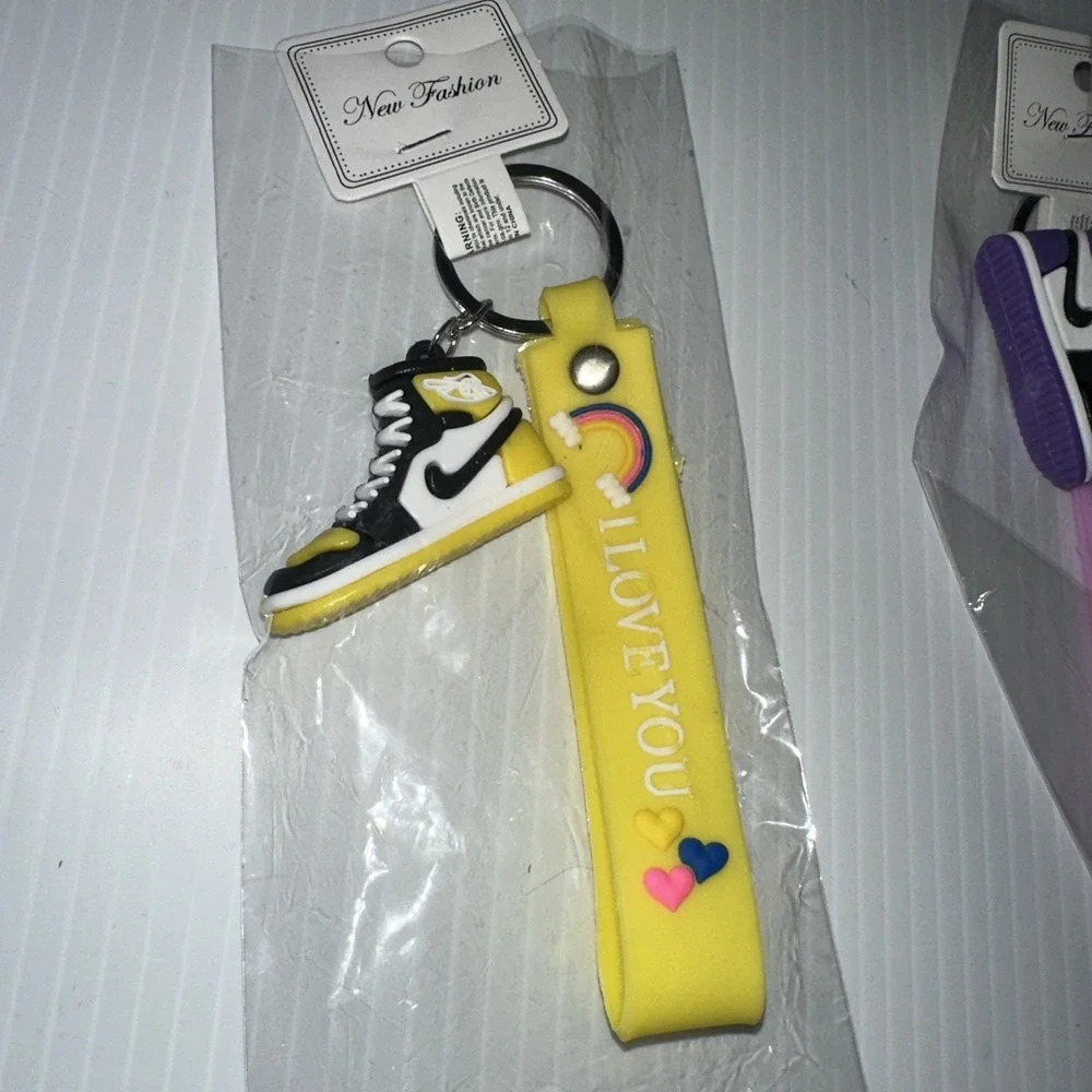 Nike Sneakers 3D Keychains  New Key Tags - Lot Of 3 - Gift Ideas